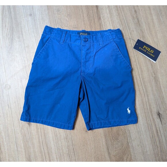 NWT Polo Ralph Lauren Size 4T Shorts Blue Cotton Pony MSRP 40$ - Picture 1 of 9